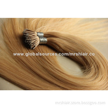 24-inch Light Brown 24# Straight Nano Ring Hair